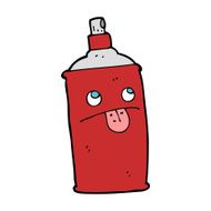 cartoon spray can N134
