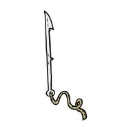 cartoon whaling harpoon N13