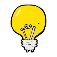 Cartoon Light Bulb N92