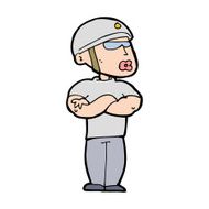 Cartoon Security Guard N18