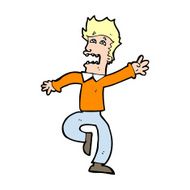 Cartoon Man Panicking N92