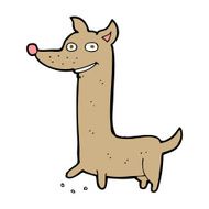 funny cartoon dog N33