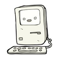 cartoon old computer N63