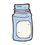 cartoon kitchen jar N14
