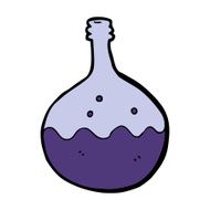 cartoon bubbling chemicals N36