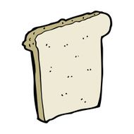 Cartoon Slice Of Bread N11