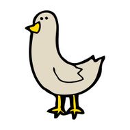 Cartoon Bird N546
