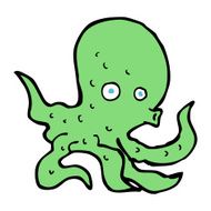 Cartoon Octopus N126