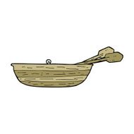 Cartoon Rowing Boat N35