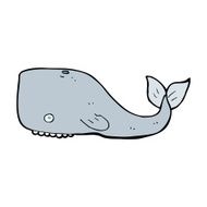 Cartoon Whale N126