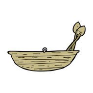 Cartoon Rowing Boat N36