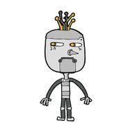 Funny Cartoon Robot N79