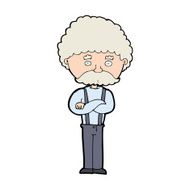 cartoon old man N41