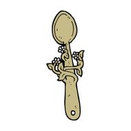 Cartoon Wooden Spoon N35