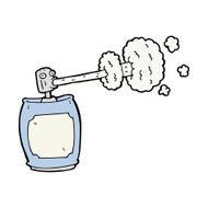 cartoon spray can N135