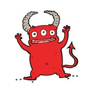 cartoon little devil N147