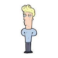 cartoon bored man N52