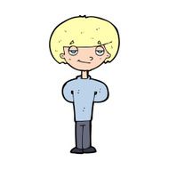 cartoon happy man N717