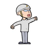cartoon security guy N16