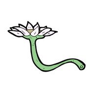 cartoon flower N623