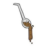 cartoon pouring gravy N14