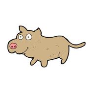 cartoon happy little dog N15