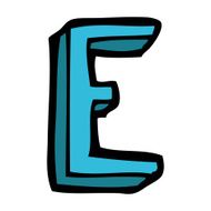cartoon letter N260