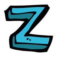cartoon letter N263