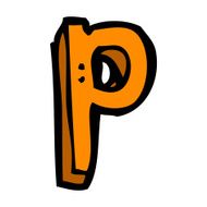 cartoon letter N268