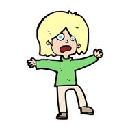 cartoon scared person N15