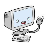 Cartoon Computer N45