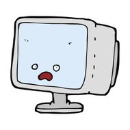 Cartoon Computer Screen N41