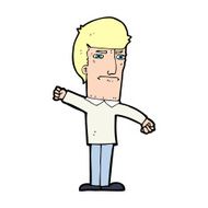 cartoon angry man N155
