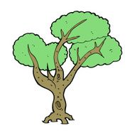 Cartoon Tree N232