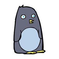 Cartoon penguin N128