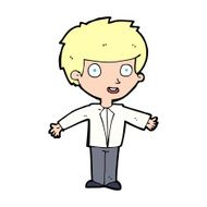 cartoon happy boy N361