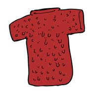 cartoon woolly tee N14