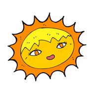 cartoon pretty sun N11