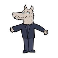 Cartoon Wolf N146