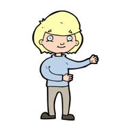 cartoon happy person N48