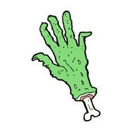 Cartoon Zombie Hand N46