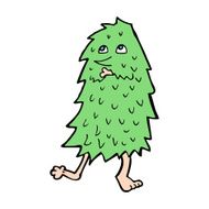 Cartoon monster N181
