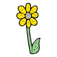 cartoon flower N625