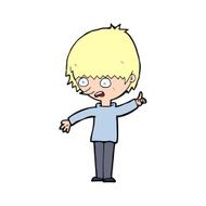 cartoon boy with question N33
