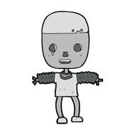 Cartoon Robot N412