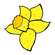 cartoon daffodil N18