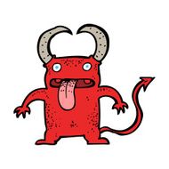 cartoon little devil N148
