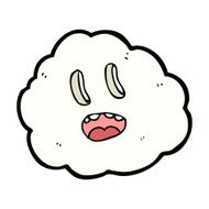 cartoon spooky cloud N14
