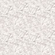 Seamless wave hand-drawn pattern N12