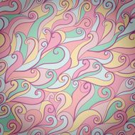 Seamless wave hand-drawn pattern N13